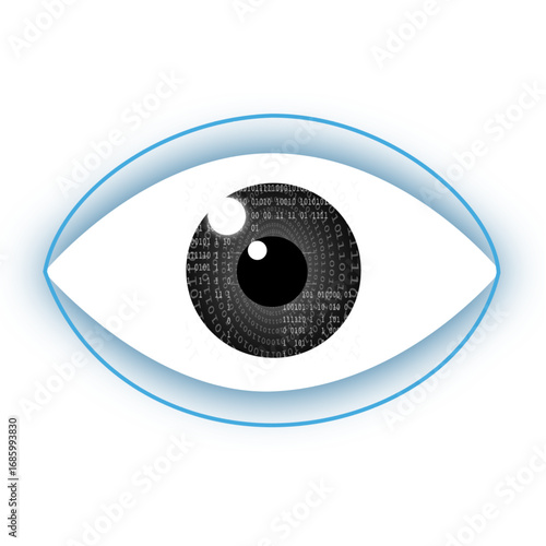 Data Vision Eye - Digital Analytics Icon