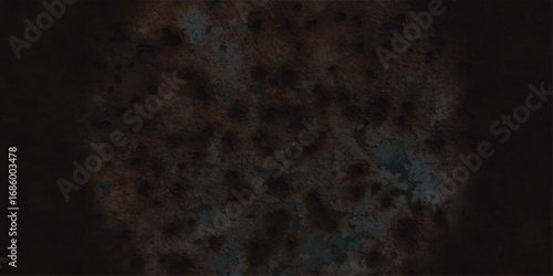 abstract black top background. green moss on the rock. crack grunge background. black grunge bac. top black crack background. eps file. banner, poster, photo. lichen on the rock. vector black file.
