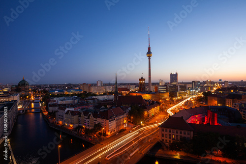View over Berlin Alexanderplatz