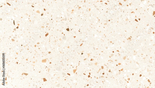 Warm Sand Terrazzo Texture Seamless Pattern Background