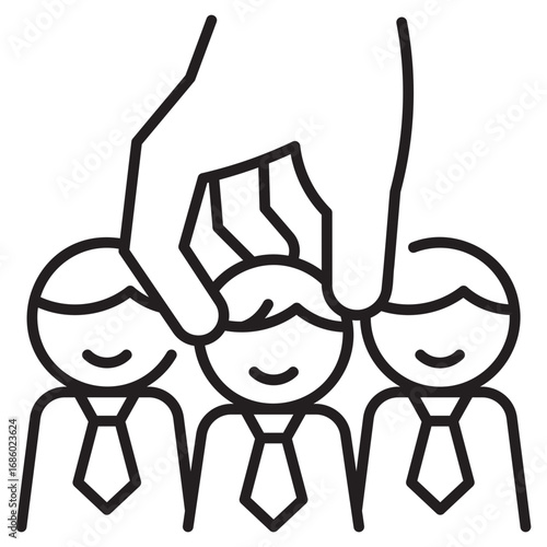 candidate, selection, interview, hiring, recruitment, choice, employee, job, applicant, process, opportunity, talent, recruitment, hiring process, shortlist, evaluation, team, staff ,Line,Icon