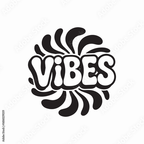 Good Vibes Only Colorful Positive Quote Design
