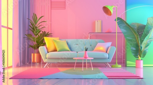 Minimalist Indoor Home Furnishing Design: Soft Visual Effects with Neutral Color Palette, Creative Presentation & Cozy Artistic Atmosphere for Home Interior