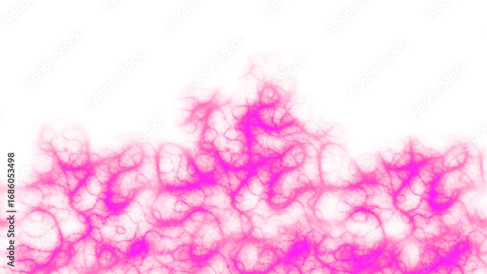 Obraz premium neon smoke pink abstract lines form a beautiful card design with pattern