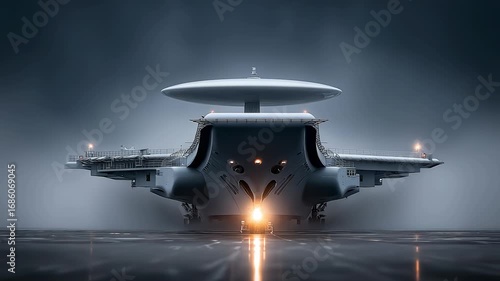 Futuristic Aircraft Carrier Majestic Debut