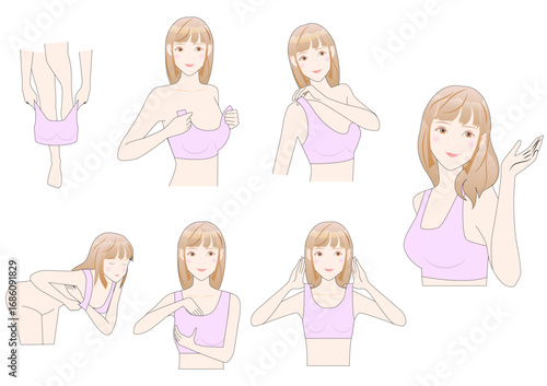 ナイトブラ着用手順