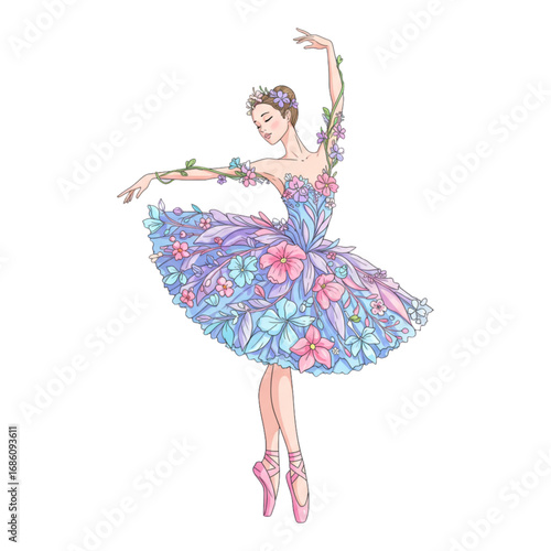 Flower ballerina