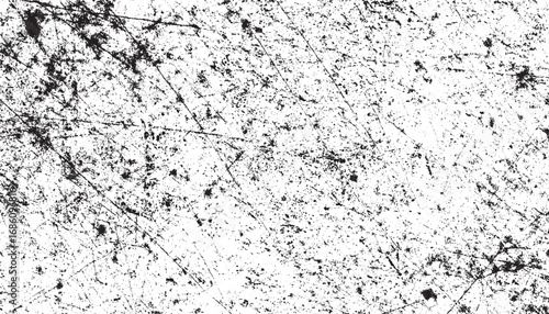 Abstract surface dust and rough dirty wall background concept. Worn, torn, weathered effect. Vector illustration old black grunge texture  black and white urban vector texture. design brush strokes. 