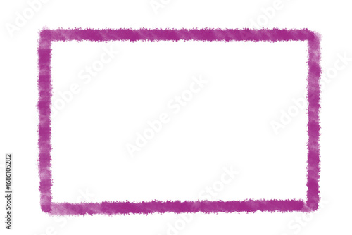 Purple red watercolor line frame