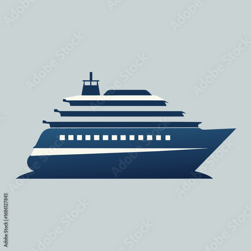 cruise ship illustration