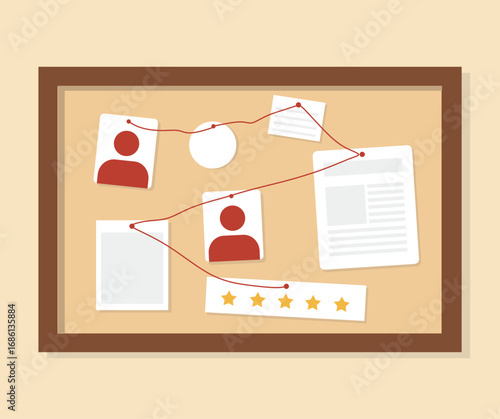 detective board interior concept design