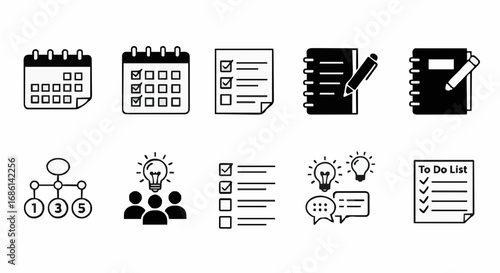 Icon set planing and Organization