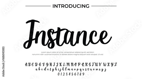 Instance - Elegant Script Font for Smooth Handwritten Design and Creative Typography