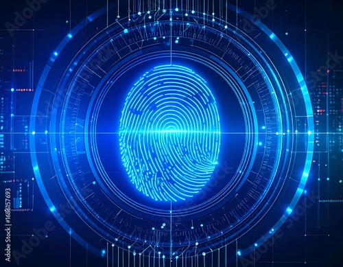 Digital fingerprint graphic