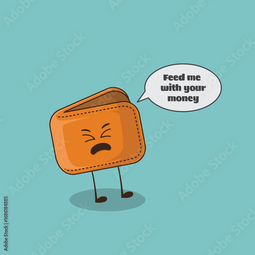 Empty Wallet Whines to be Fed with Money