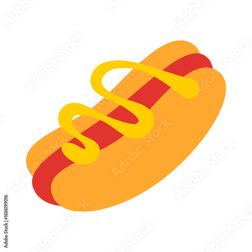 hotdog cartoon element