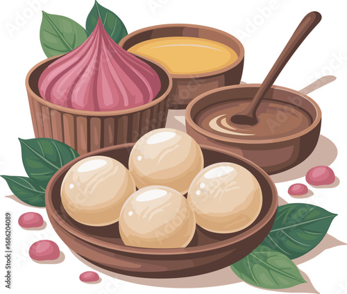 Indian Sweets Delight: A Traditional Dessert Platter with Flavorful Treats
