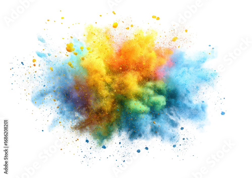 Colorful powder explosion (7)