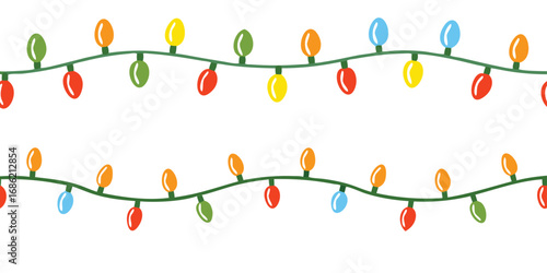 Festive String Lights Adding Holiday Cheer Simple and Bright Christmas Decor