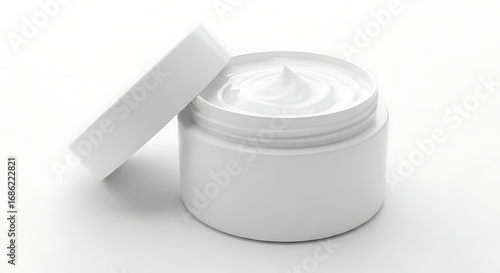Wallpaper Mural Cosmetics Jar Mockup with Realistic Cream Texture Torontodigital.ca