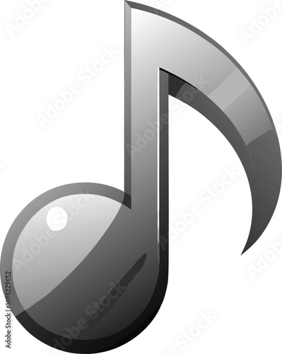 Silver eighth note