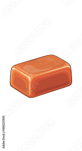 Delicious Caramel Candy Bar Sweet Treat.