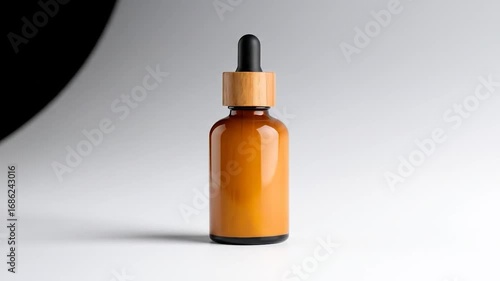 Wallpaper Mural Amber bottle with dropper Torontodigital.ca