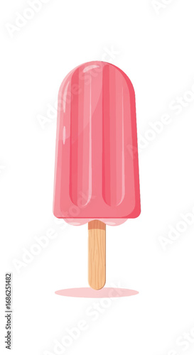 Pink Popsicle on a Stick.