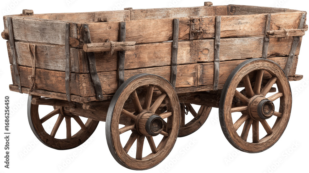 Fototapeta premium Antique wooden wagon