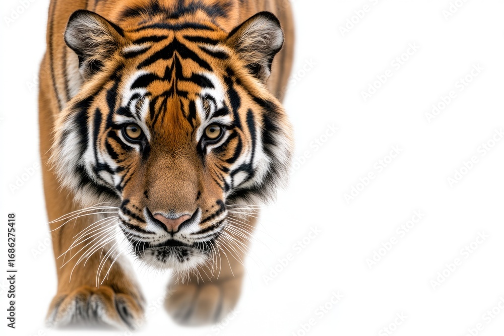 Obraz premium Tiger Running in Wild