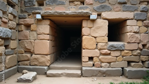Tiwanaku Temple Entrance Bolivia Stone Building