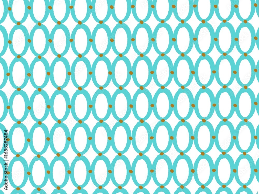Fototapeta premium seamless pattern with blue circles