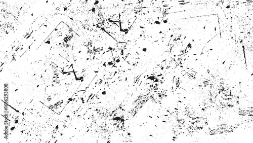 Vintage Gritty Grunge Texture Overlay. Distressed Imperfections Background Design Illustration.