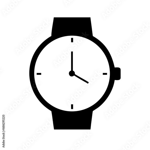 Timeless Elegance: A meticulously crafted wrist watch. Depicting minimalist design and classic elegance, this image is a perfect visual, suitable for any project.