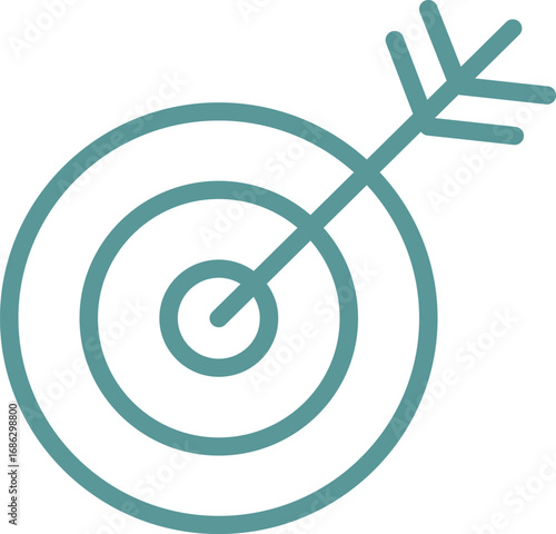 target and arrow vector design