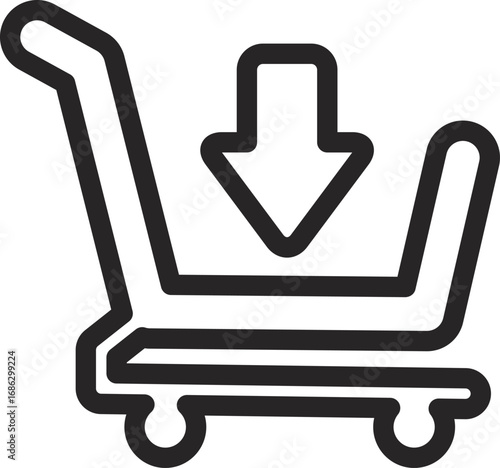 shopping cart sign