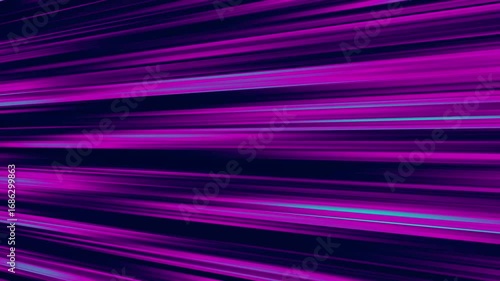Dynamic futuristic abstract background with vibrant purple and pink neon light streaks creating a high-speed motion effect. Perfect for digital designs, modern technology visuals,and energetic.