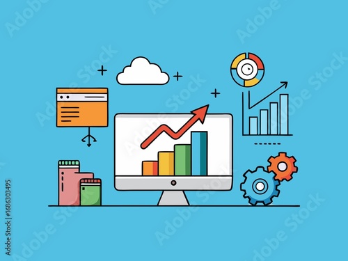 Business Growth Strategy Data Analytics Success