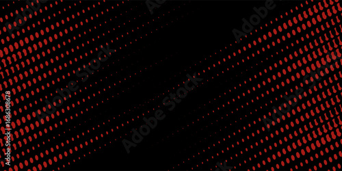 Red halftone dots blue color pattern gradient grunge texture background. Dot pop art comic sport style vector illustration. Eps10