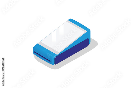 EDC machine simple isometric illustration.  Suitable for Diagrams, Infographics, Book Illustration, Game Asset, And Other Graphic Related Assets