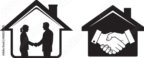 Real Estate Business Partnership and Handshake

Property Deal and Agreement Icon

Home Ownership and Trust Symbol