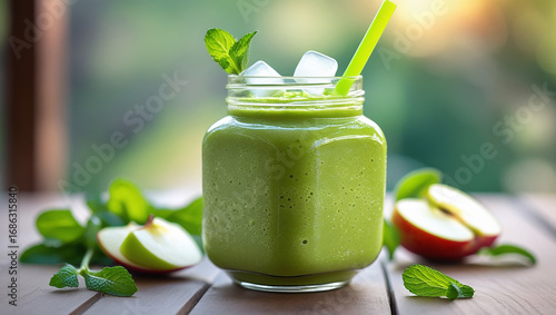 vibrant detox green smoothie