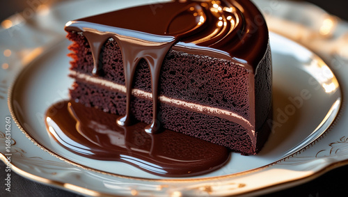 A decadent rich velvety chocolate