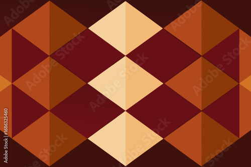 Two tone diamond parquet background alternating wood pattern design