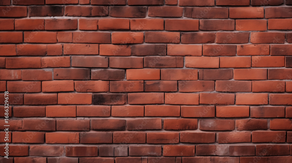 Fototapeta premium Old brick wall texture for architecture and interior design. Realistic high quality background element