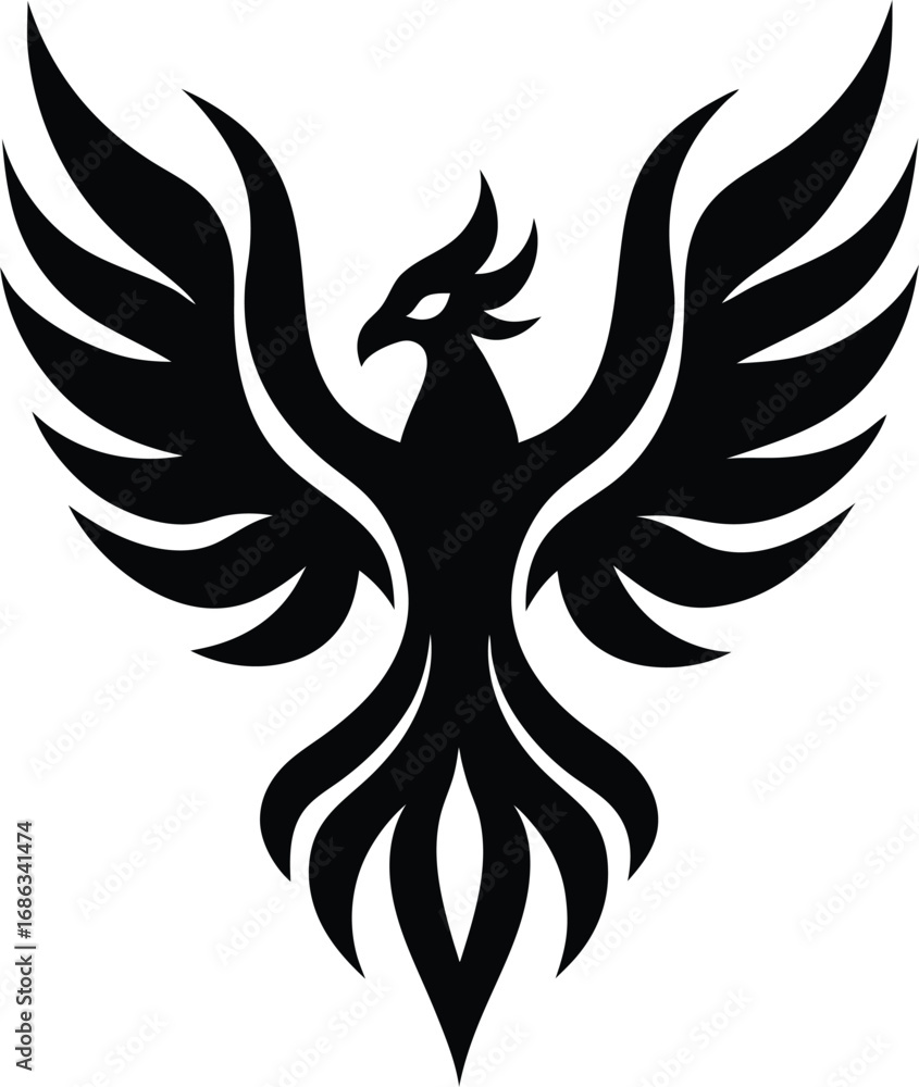 Naklejka premium eagle with wings