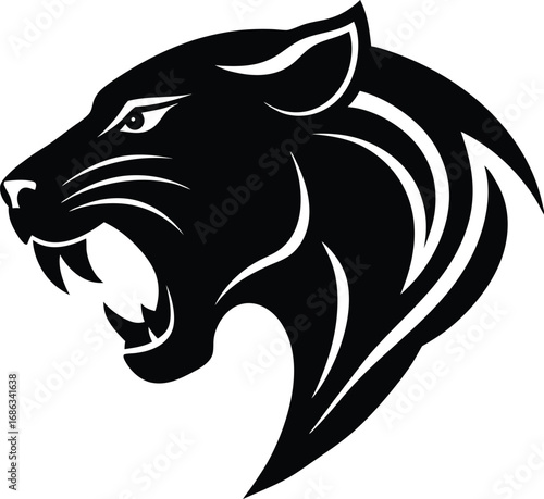 Vászonkép tigger head vector