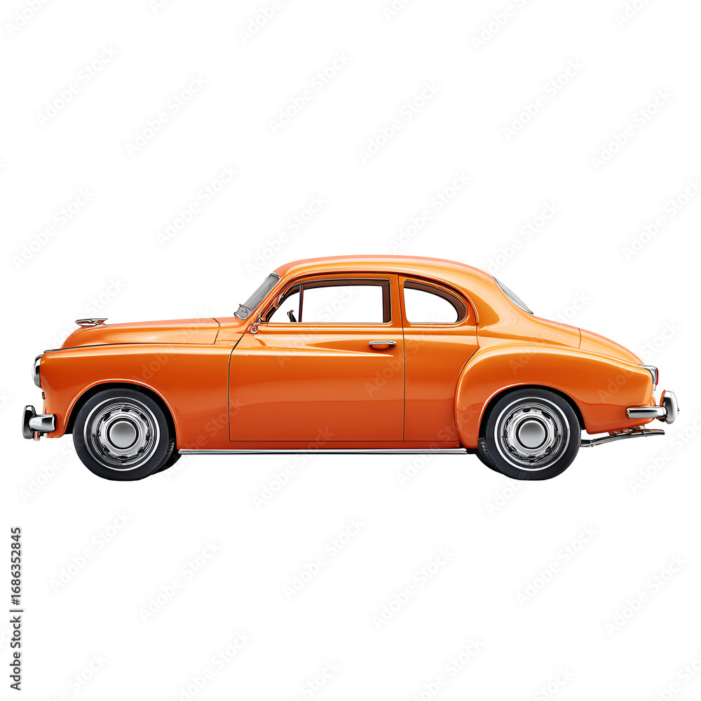 Fototapeta premium Modern Car Isolated