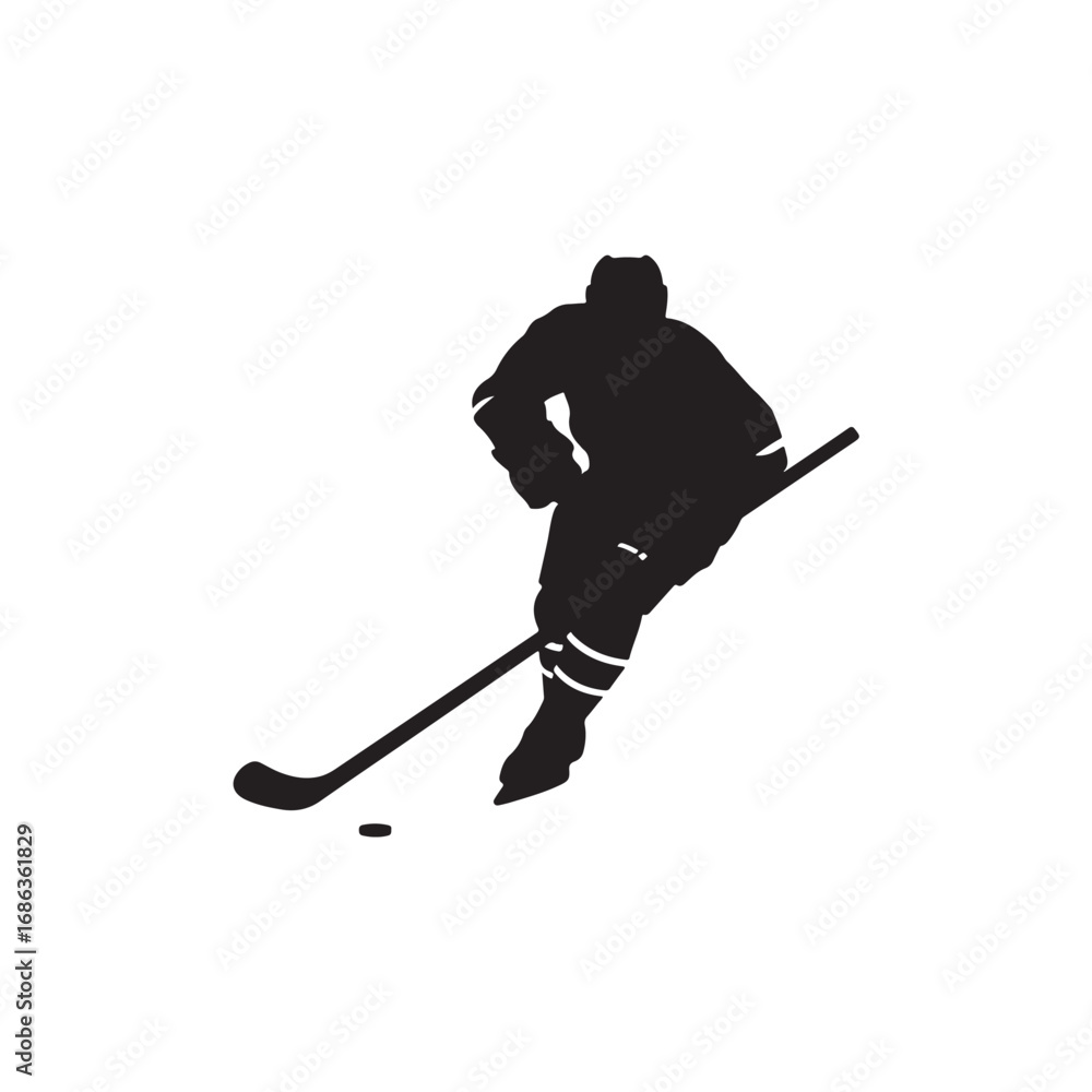 Fototapeta premium Ice Hockey Vector (4).eps
