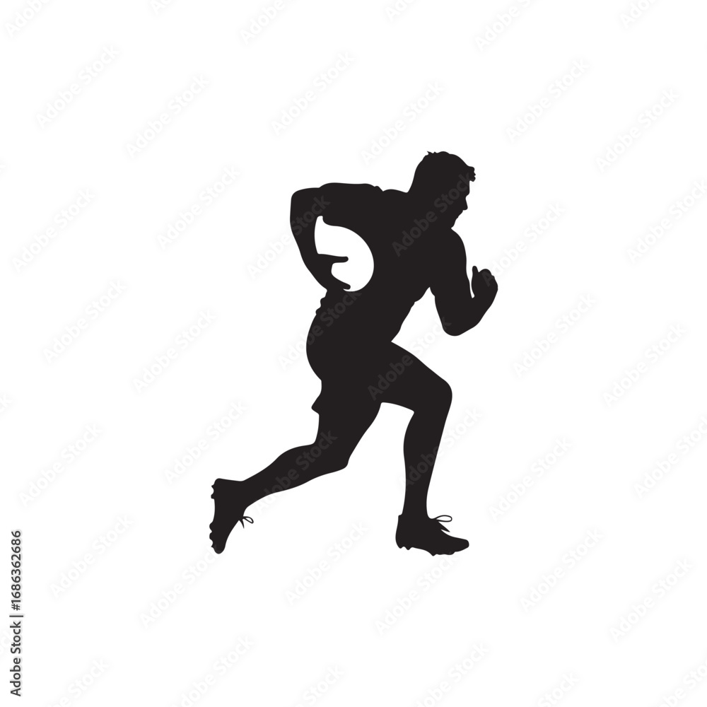 Fototapeta premium Rugby Vector (2).eps